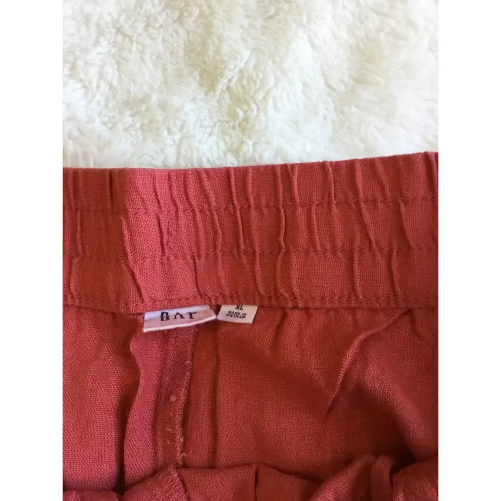 GAP Factory Orange Desert Flower Pull-On Utility Shorts - Picture 14 of 16